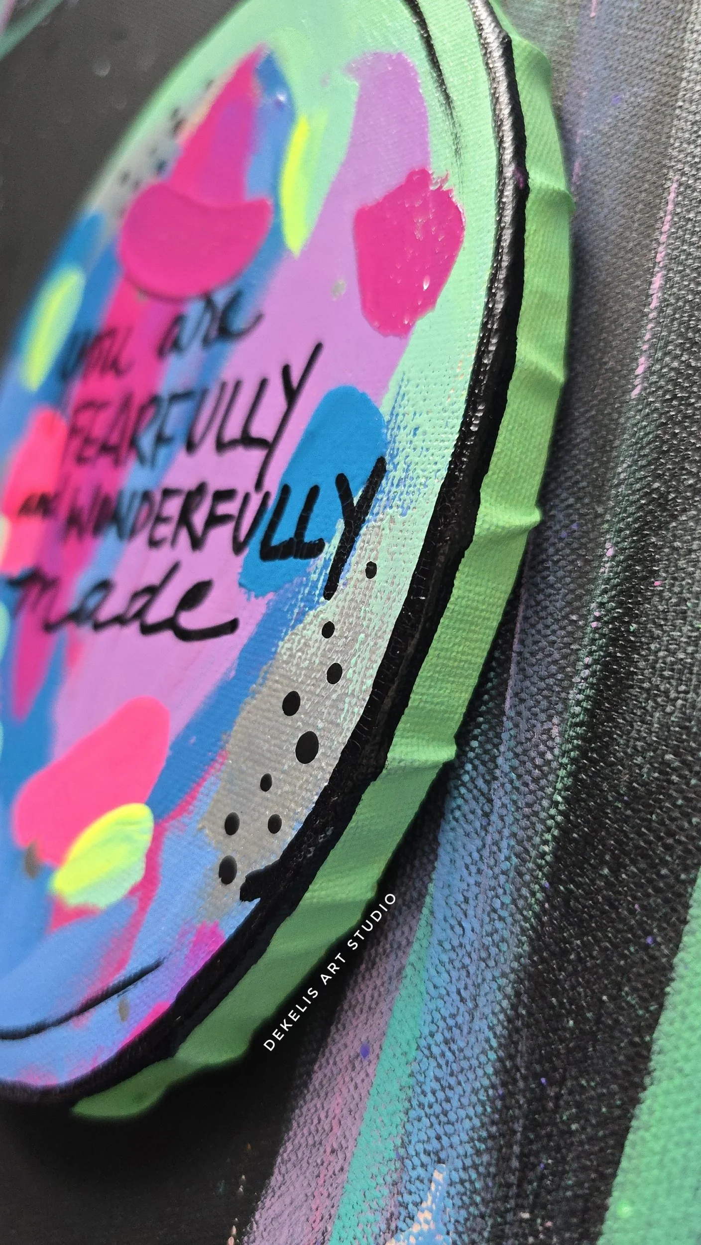 Fearfully and Wonderfully Made - Mini Maximalist Bible Verse Art